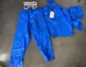 Rain suit Tingley Storm-Champ 2 piece waterproof rain jacket & Pants Bl men's XL - Picture 1 of 19