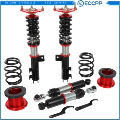 Suspension Lowering Kit Coilovers For 2014-2018 Kia Forte Sedan/Koup Adjustable - Image 1 of 4