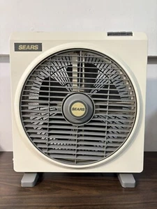 Vintage Sears 3 Speed Portable Fan - Rotating Grille - Picture 1 of 10