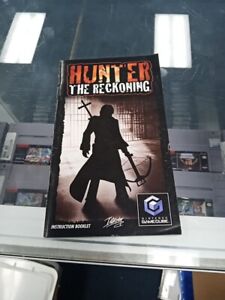 Hunter The Reckoning Nintendo Gamecube Instruction Manual Booklet ONLY