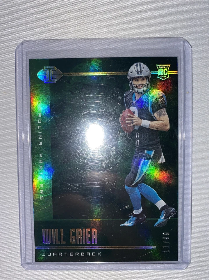 2019 Panini Illusions Green /99 Will Grier #96 Rookie RC - Image 1 of 3