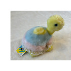 Vintage Eden Toy's Plush Wind Up Multi Color Plush Turtle Musical 11'' Animal