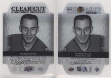 2018 Upper Deck Clear Cut Honoured Members Update /100 Pierre Pilote #HOF-82 HOF