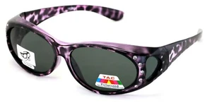Gafas de sol polarizadas para mujer con estrás corazón rectangular 60 mm - Imagen 1 de 51