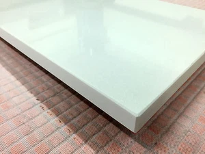 Gerätebasis Entkopplungsplatte Lautsprecher weiß Platte Marmor HOCHGLANZ Stein - Bild 1 von 9