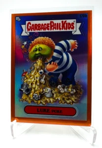 2022 Topps Chrome Garbage Pail Kids LUKE Puke 170b Orange Refractor 50/75 - Picture 1 of 7