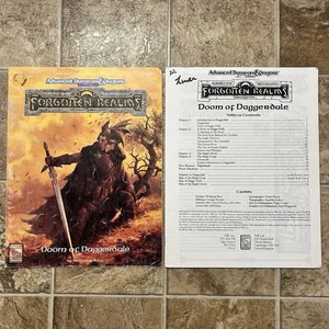 TSR AD&D 1993 Forgotten Realms: Doom of Daggerdale de Wolfgang Baur 9391 segunda edición - Imagen 1 de 5