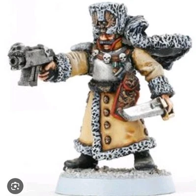 Warhammer 40k Imperial Guard Valhallan Ice Warrior Captain Chenkov NIB  - Image 1 of 3