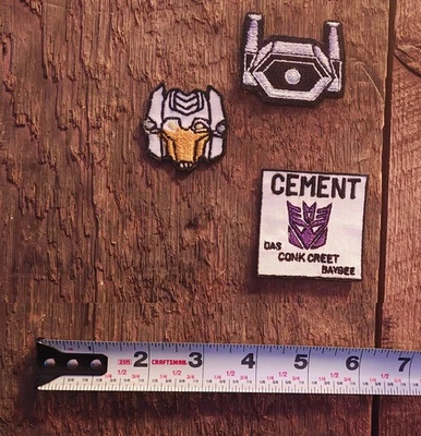 Transformers mixt and match iron on patches lot 1 - Image 1 of 2