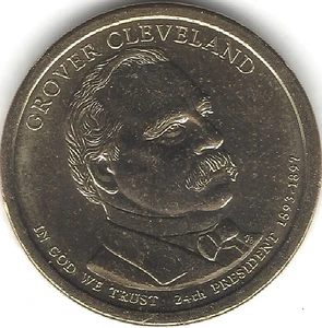 2012-P, GROVER CLEVELAND #1, PRESIDENTIAL DOLLAR (U.S. COIN, MONEY, COLLECTIBLE) - Picture 1 of 2