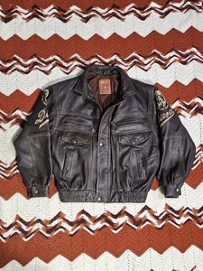 Giacca bomber Urban Renewal in pelle diesel unica nel suo genere - Foto 1 di 12