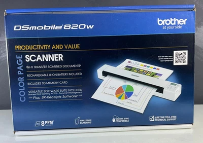 Brother DS 828W DSmobile 820W Color Portable Scanner - Image 1 of 4