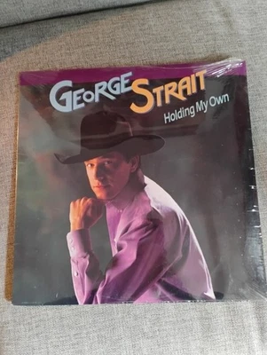 SEALED - George Strait - Holding My Own vinyl 1992 1st Press Columbia House - Imagem 1 de 4