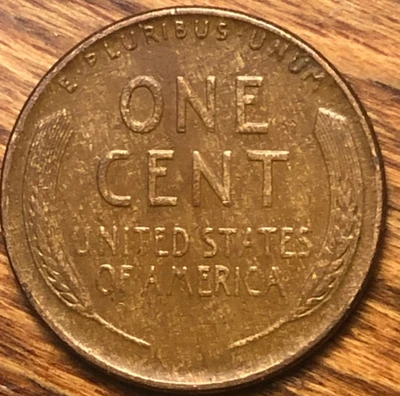 1940 Lincoln Wheat Cent Streaky Woody Improper Alloy Mix Error Unique Eye Appeal - Image 1 of 4