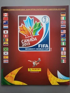 2015 Panini FIFA Women's World Cup Canada Softcover Empty Album - Picture 1 of 4