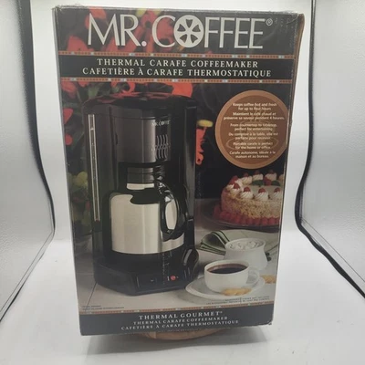 Mr Coffee Thermal Gourmet 8 Cup Stainless Steel Carafe Coffee Maker TC83 Open Bo - Image 1 of 4
