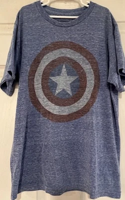 Camiseta Juvenil Vintage Marvel Capitán América Talla Grande BTS!! Foto 1 de 4