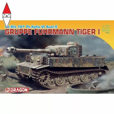 DRAGON 1/72 SD.KFZ.181 PZ.KFPW.VI AUSF.E GRUPPE FEHR. TIGER I - Immagine 1 di 3