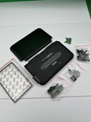 Full Front/Back Housing Replacement for Nintendo 3DS XL  Solid Black - Image 1 of 4