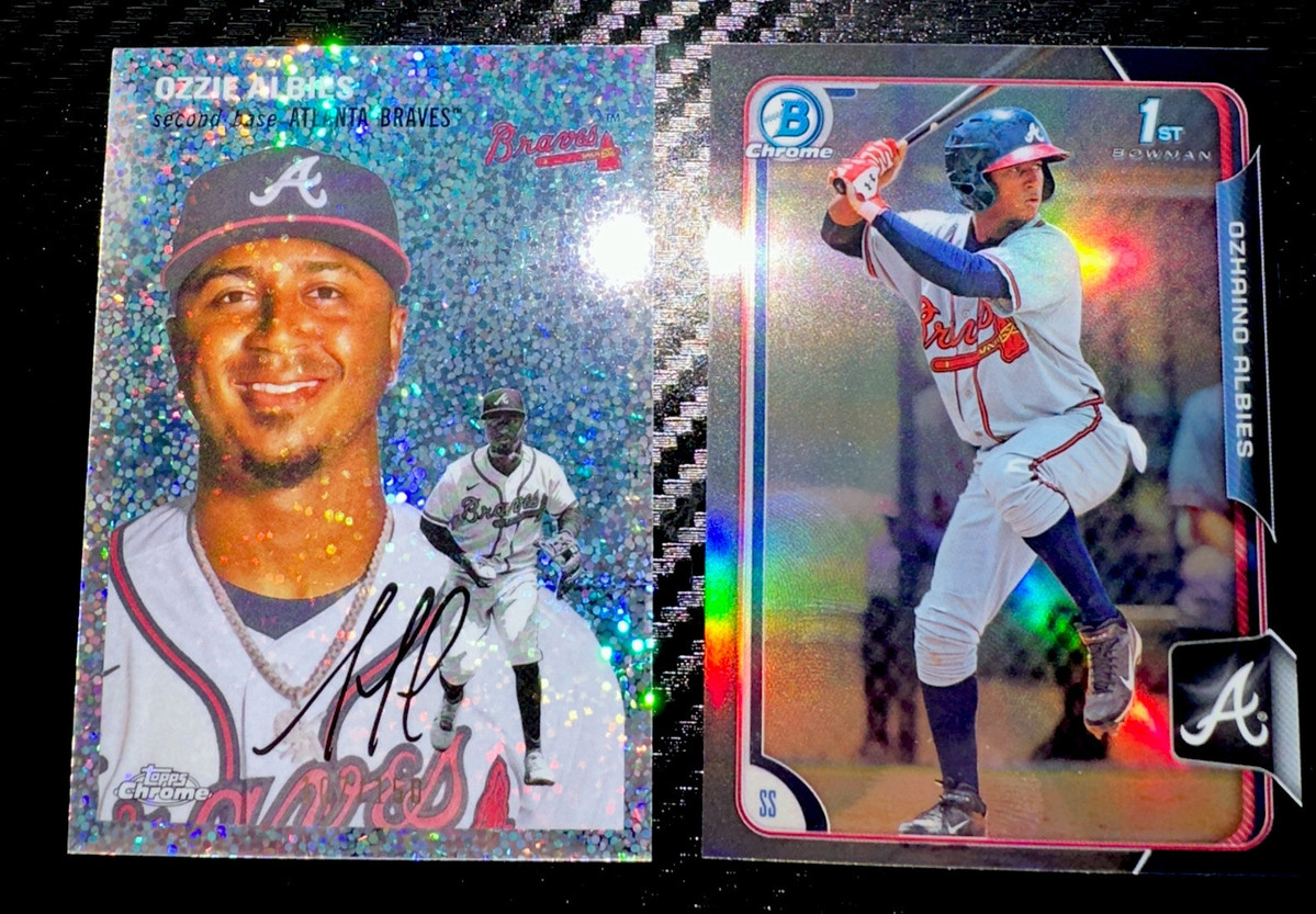 Bowman Ozzie Albies Baseball 2015 Season Sports Trading Bowman Ozzie Albies Baseball 2015 Season Sports Trading