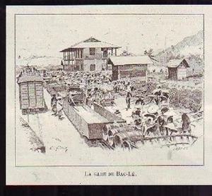 1896 -- Tonkin La Gare de Bac Le F506 - Bild 1 von 1