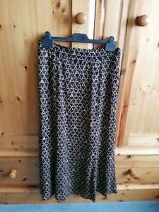 cache d'or Damen Gold/Schwarz Midi/Maxi Rock.  - Bild 1 von 1