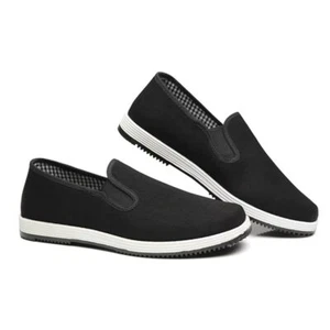Canvas Slip-On Shoes – Traditional Style, Non-Slip Rubber Sole, Comfy - Picture 1 of 7