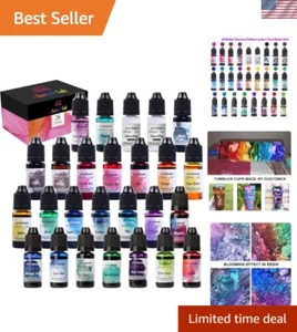 Alcohol Ink for Epoxy Resin Concentrated Alcohol Ink Set, 26 Vibrant Colors A... - Picture 1 of 8