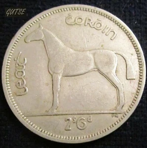 *GUTSE* IRLANDA, 1/2 CORÓIN (1/2 CROWN) 1959, CABALLO DE CAZA, EBC-. - Picture 1 of 2