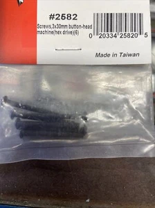 Traxxas 2582 Button Head Machine Screw 3x30mm Revo Desert Racer (6) • - Picture 1 of 1