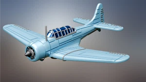 Douglas SBD Dauntless - Aircraft of Varsity Operation - 1/200 Scale - wargame3d - Picture 1 of 4