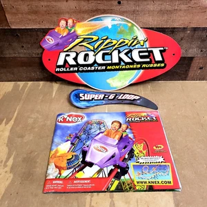 KNEX Rippin' Rocket Roller Coaster Manual And Signs - Picture 1 of 10