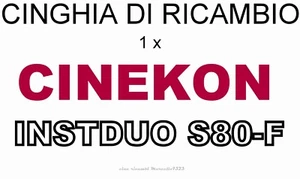 ★ CINGHIA DI RICAMBIO MOTORE 1 x CINE PROIETTORE CINEKON INSTDUO S80-F★ - Foto 1 di 1
