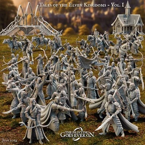 Tabletop Figuras Elben / Dnd / SDLA /Miniaturas/Wargames Tpgeo Tales Of Elven - Imagen 1 de 27
