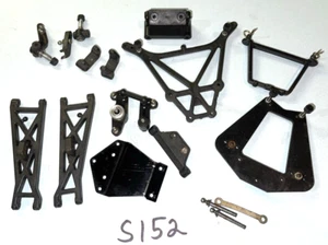 RC REMOTE CONTROL TEAM ASSOCIATED RC10 T-3 TRUCK PARTS FRONT A-ARMS + EXTRAS - Picture 1 of 13