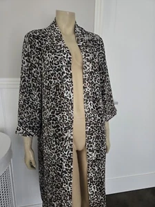 DECJUBA 'Dani' animal print kimono duster jacket Medium 10 12 NEW with tags $109 - Picture 1 of 10