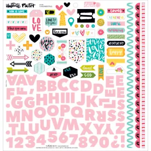 Bella Blvd Illustrated Faith You are Loved Collection 12X12 Cardstock Stickers - Picture 1 of 1