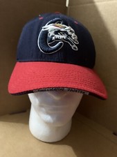 Vintage Chillicothe Paints Zephyr Hat Frontier League Baseball Cap Red Blue