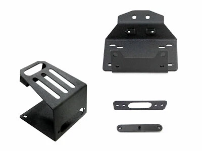 Suporte de guincho SuperATV para Polaris RZR XP Turbo S (2018+) - Guincho de 6000 lb incluído - Imagem 1 de 4