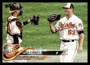 Tarjeta de béisbol Topps Zach Britton #603 2018 de los Orioles de Baltimore - Imagen 1 de 2
