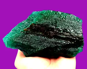 DYED Offer Natural Green Emerald 5000 Ct/1 Kg Uncut Rough Certified Gemstone PJ - Picture 1 of 10