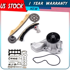 ✔Timing Chain Kit Head Gasket Set For 06-11 Honda Civic 1.8L w/ Water Pump - Picture 1 of 13