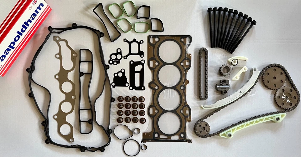 FORD FIESTA ST150 2.0 04-08 TIMING CHAIN KIT + HEAD GASKET SET & OIL PUMP  CHAIN - Image 1 of 1