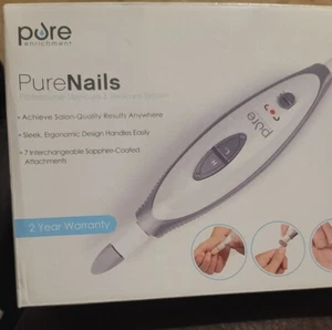 Pure Nails Electric Nail Drill For Professional Manicure & Pedicure System 7Pcs - Picture 1 of 7
