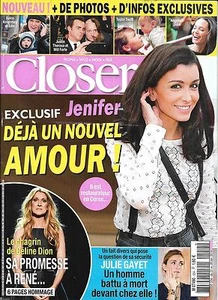 CLOSER N°554 22 JANVIER 2016 JENIFER/ CELINE DION/ GAYET/ PALTROW/ CAREY/ KUNIS - Imagen 1 de 1
