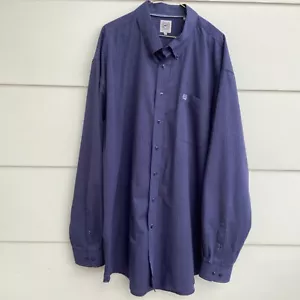 Camisa Cinch Western Wear Azul Rayas Manga Larga Con Botones Vaquero Rodeo 2 XL - Imagen 1 de 4