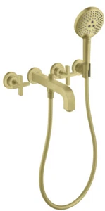Hansgrohe 3-L bath mixer Axor Citterio F-Set 39447950 Brushed Brass - Picture 1 of 1