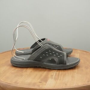 Merrell J124010C Mens Slides Sandals Black Gray Synthetic Size 11