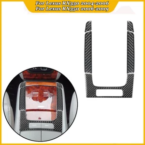 5PCS Carbon Fiber Interior Floor Console Trim Cover For Lexus RX330 RX350 2004 - Picture 1 of 15