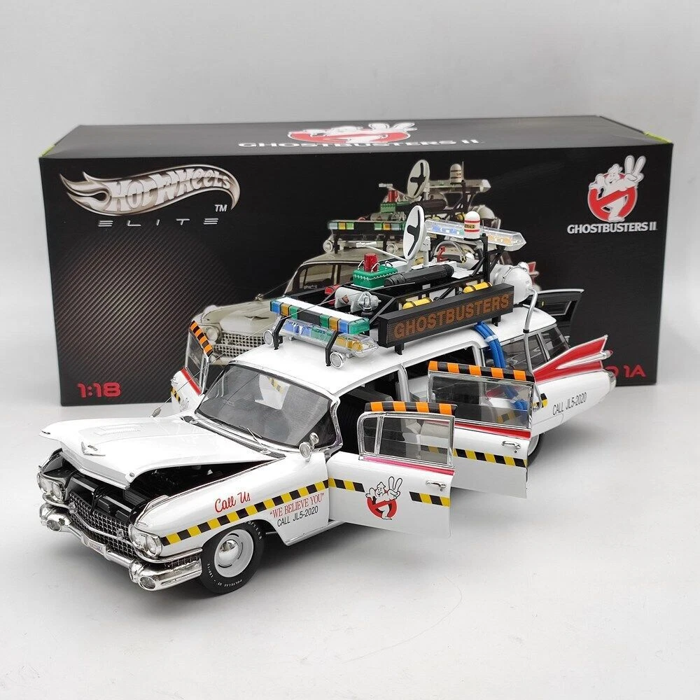 Hot Wheels Ghostbusters Elite 1:18 Scale Diecast Cars, Trucks